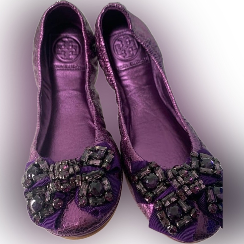 Purple Ballet Flats
